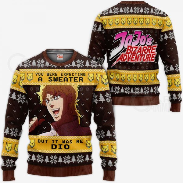 1103 AOP jojo bizarre adventure ugly sweater dio brando VA 3 MK sweatshirt F 2BB ✅ JJBA Shop