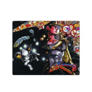 JoJo's Bizarre Adventure - Jotaro and Iggy Mouse Pad Jojo's Bizarre Adventure Merch