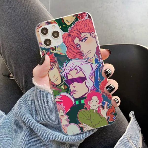 YNDFCNB JOJO S BIZARRE ADVENTURE OVER HEAVEN JoJo Anime Phone Case for iPhone 11 12 pro 1 ✅ JJBA Shop
