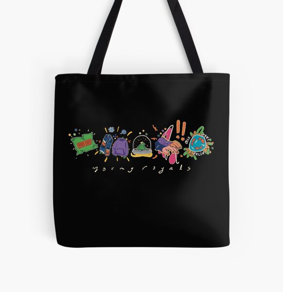 Iconic Moments Young Royals (dark background) All Over Print Tote Bag   product Offical a Merch