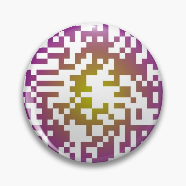 Giorno Theme - JoJo RickRoll - QR Code Pin   product Offical a Merch